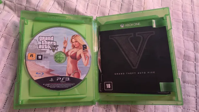 Jogo GTA V PARA PS3 - Apenas a capa é de Xbox