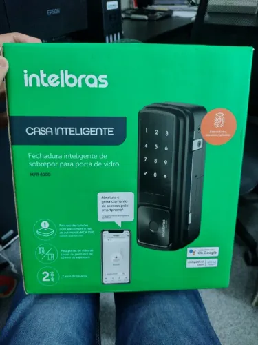 Fechadura eletrônica Intelbras nunca foi usada zero bala . ZAP *66