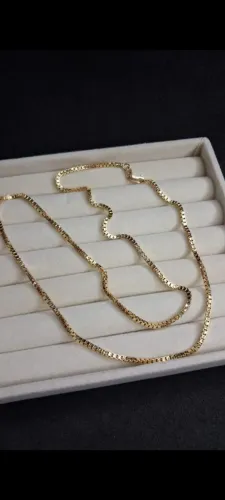 Cordão veneziano de ouro 18k/750 ( Premium)v35
