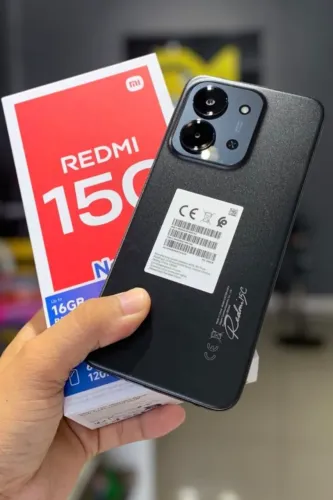 Telefone Preto Top - Redmi 15C - 256/4 GLOBAL Dual Sim