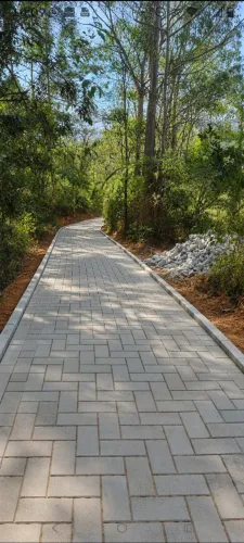 Piso intertravados serviço e calçamentos