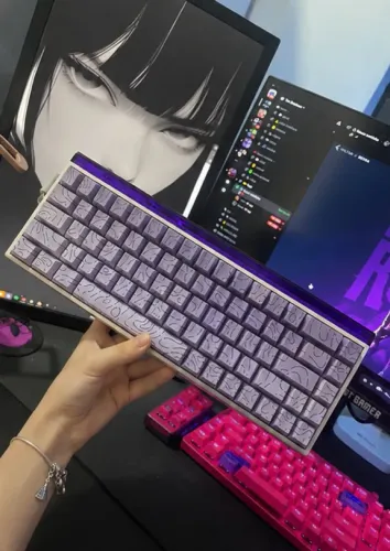 TECLADO AULA HERO 68HE | EDITION PURPLE