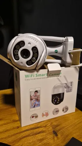 Câmera Ip Segurança Wifi Hd Ip66 Visão Noturna