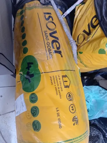 Lã de vidro ISOVEN WF4+pop 50mm Rolo com 15 m2