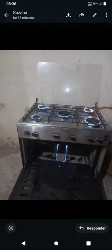 Fogão usado por 290entrego