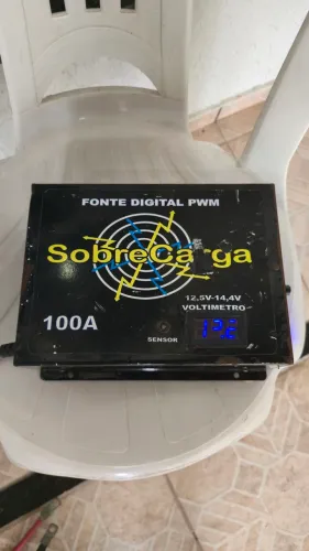 Fonte e carregador Automotivo 100A