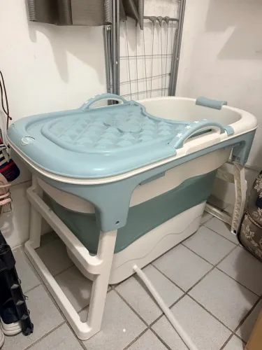 Banheira adulto azul