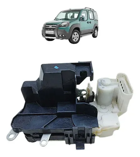 Fechadura Porta Fiat Doblo 2007 A 2012 Traseira Direita
