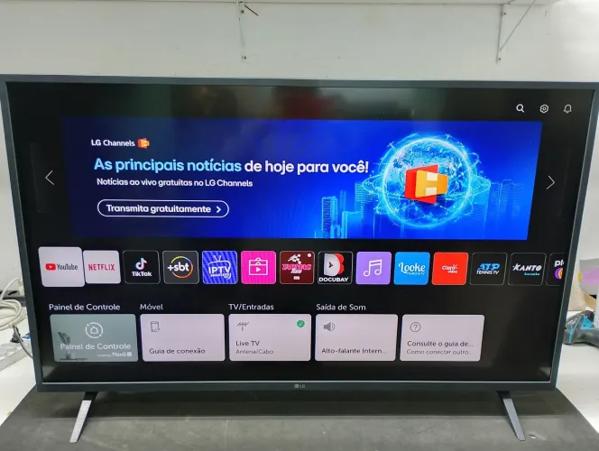 Smartv 43" LG Modelo Novo Completa