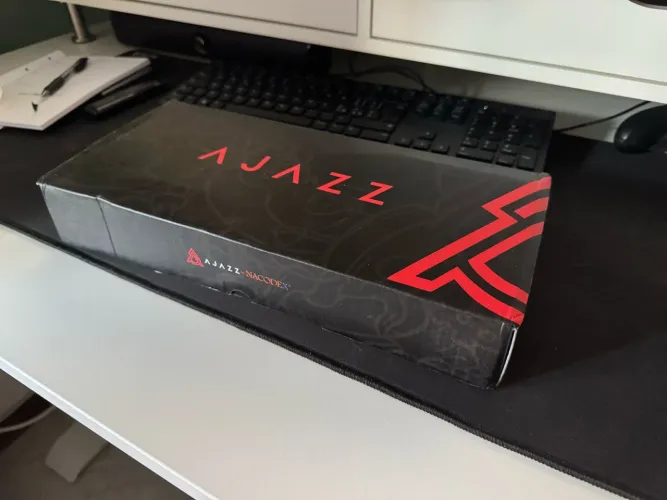 Teclado Mecânico 75% AJAZZ AK820 (Com Fio) - Preto | RGB | Hot Swap