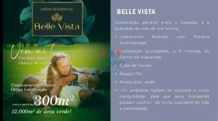 Terreno Condomínio Fechado Belle Vista Indaiatuba-SP