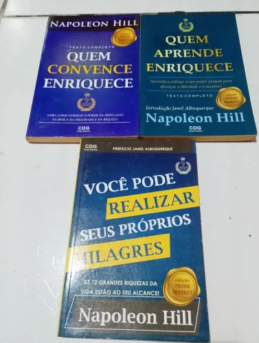 Três Livros de Auto Ajuda Por R$ 50,00