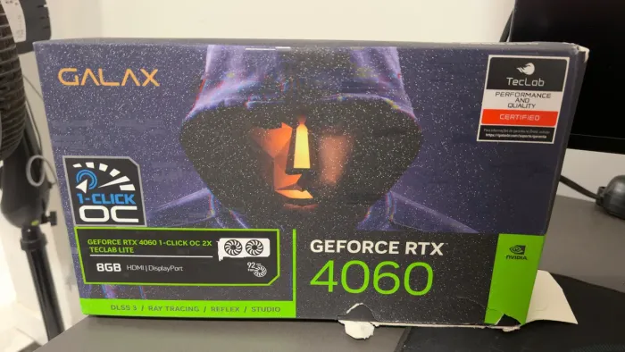 Placa de Vídeo NVIDIA GeForce RTX 4060 - Excelente Estado