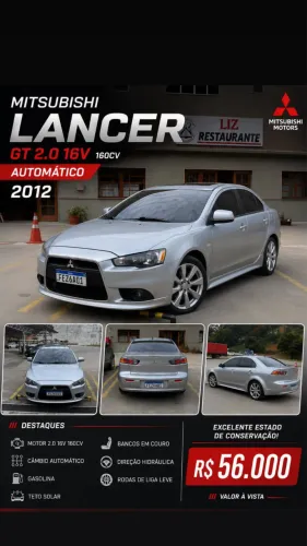 Mitsubishi Lancer GT 2.0 16V 160cv Aut. 2012
