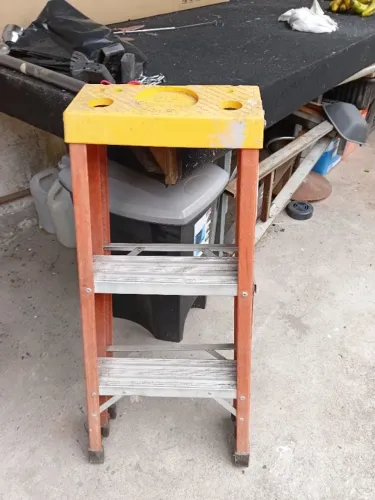 Escada de fibra 3 degrau