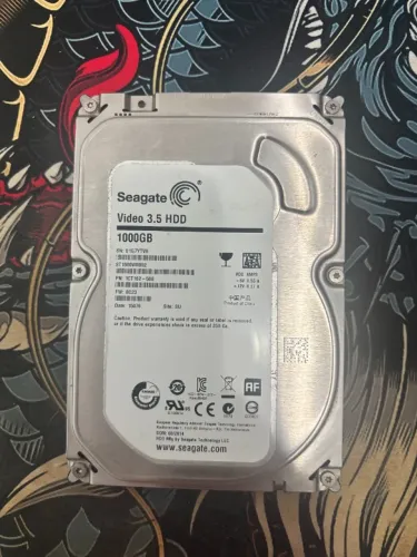 HD SEAGATE VIDEO ALTA PERFOMANCE 1 TERA DE ARMAZENAMENTO 