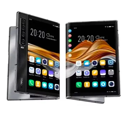 Telefone Dobrável Qualcomm Snapdragon 865 Full Netcom Dual SIM, Smartphone 5G