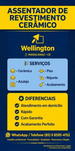 Serviços de acentador de revestimento ceramico
