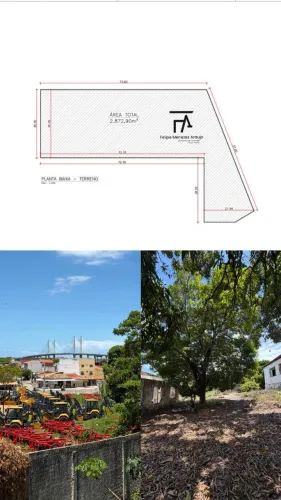Terreno no Bairro Industrial com 2.872,90m²