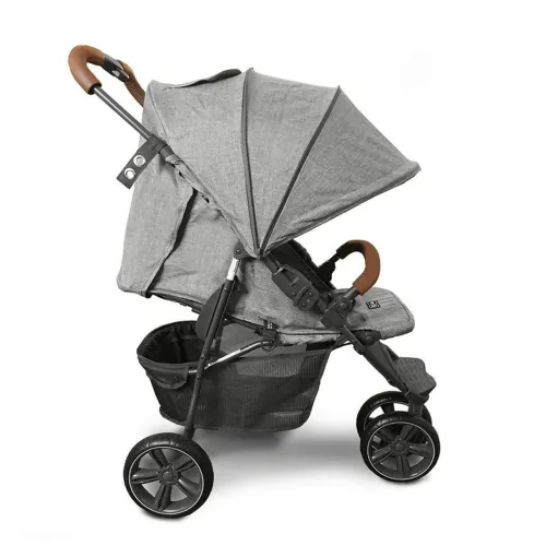 Treviso 3 Woven Grey com Couro, Abc Design, Woven Grey