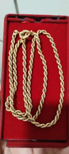Cordão ouro 720 quase 18k vendo ou troco o valor a negociar 5.500 ele pesa 14.6