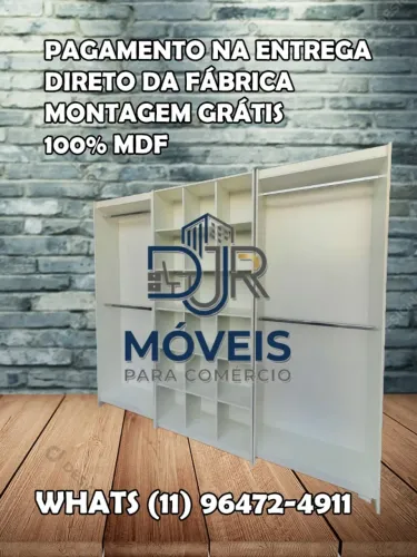 KIT CLOSET - ESTANTE CABIDEIRO DUPLO + COLMEIA - NOVO - ENTREGA RÁPIDA