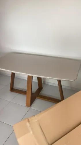 Tampo de mesa em vidro oficina design