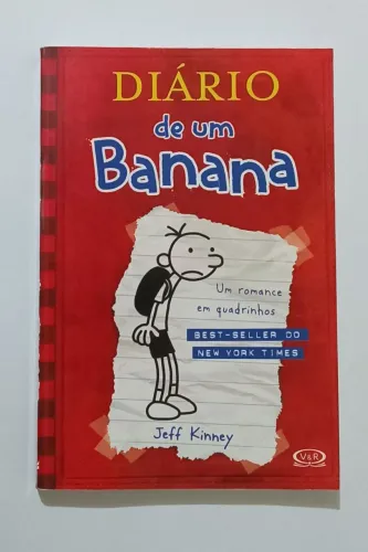 Diário de um Banana Volumes 1 e 2. Capa dura. Usados, em excelente estado de conservação