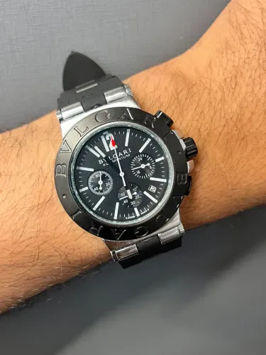 Relógio bvlgari titânio