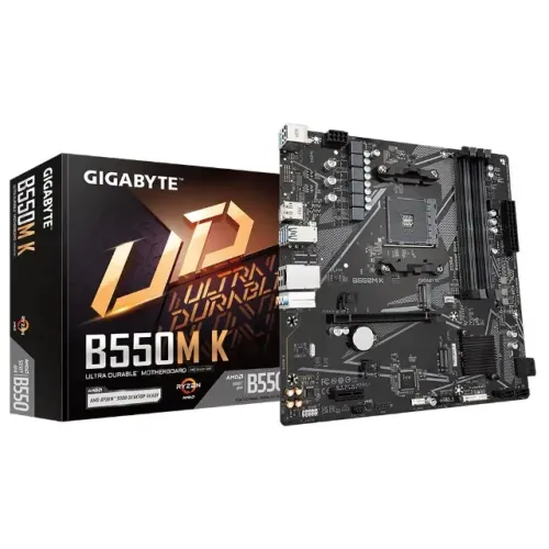 Placa Mãe Gigabyte B550M K Socket AM4 / DDR4- NOVO