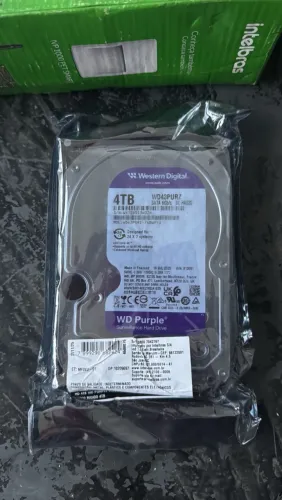 Disco Rígido (HDD) Western Digital WD Purple de 4TB