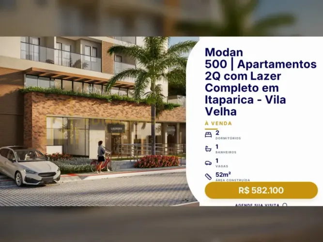 Conforto e Praticidade: Apartamento 2 Quartos em Coqueiral de Itaparica - Vila Velha