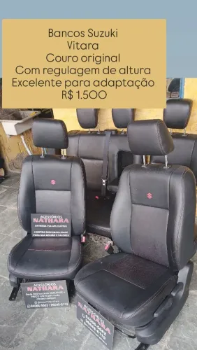 Bancos em couro original excelente para adaptação, Vitara , Tiguan , Gran Santa fé , Audi 