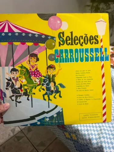 LP Vinil Seleções Carroussell - Edição Especial Vinil Colorido Âmbar Translúcido