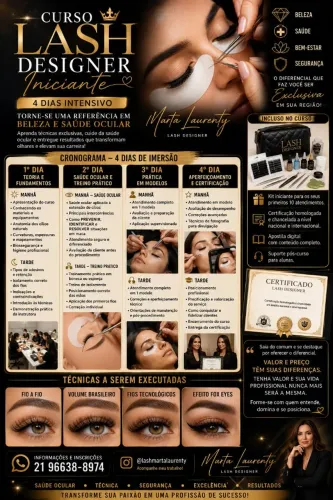 Curso Lash designer iniciante