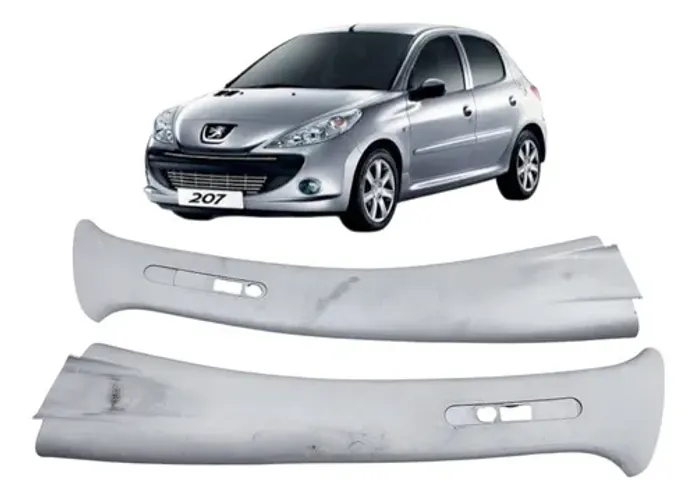 Par Acabamento Coluna Peugeot 207 Hatch 2011 1.4 (usado)