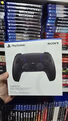 Controle PS5 PRETO DualSense Playstation 5 - NOVO