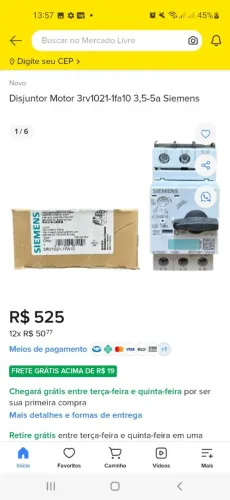 Dijuntor de motor