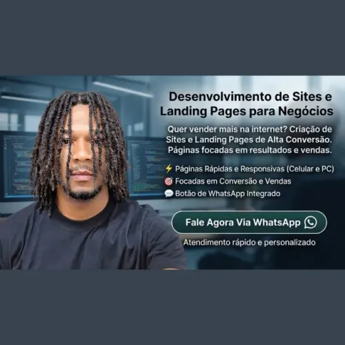 Criação de Sites Profissionais | Lojas, Landing Pages e Catálogo com WhatsApp