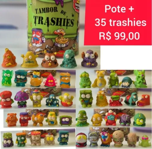 Pote com 35 trashies