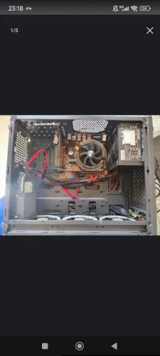 PC Computador Intel 8GB RAM + Placa de Vídeo GT 210 (Gabinete Gamer com 3 Fans)