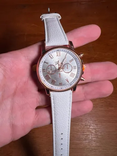Relógio de Pulso Platinum Quartz - SEMINOVO, NUNCA USADO