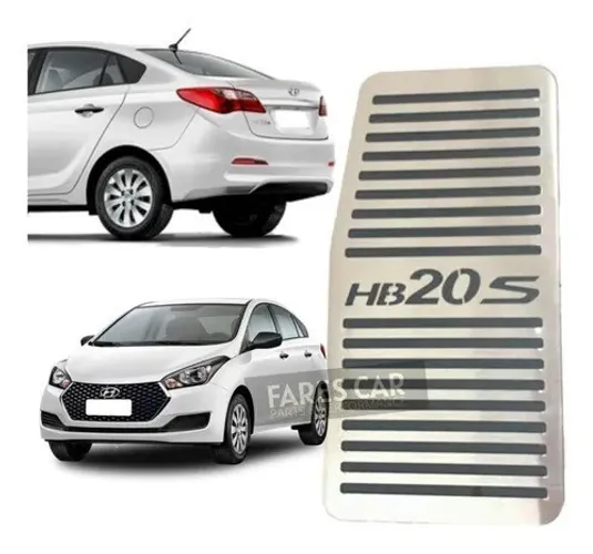 Descanso De Pé Aço Inox Original Hyundai Hb20s 2020