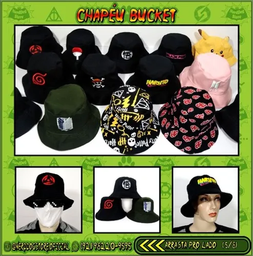 Bucket Hat (Chapéu) - NerdDog Store - Parte 1