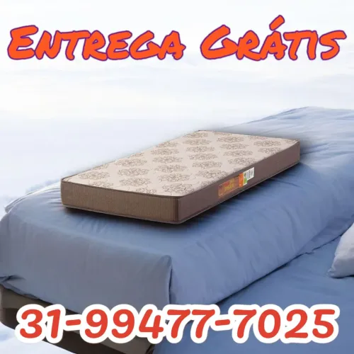 COLCHÃO D20 SOLTEIRO / ENTREGA GRÁTIS / NOVOS 