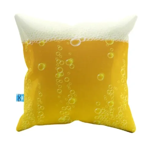Almofada 40x40 geek cerveja 