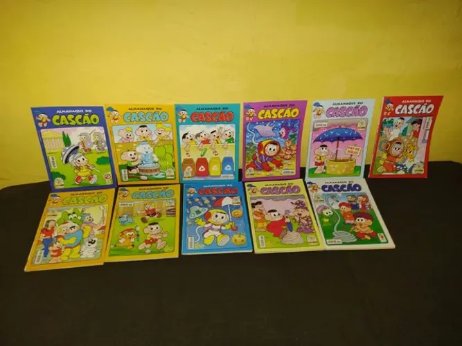 Gibis do Cascão  e da turma Mônica, umas 90u, Lote mínimo 20u.
