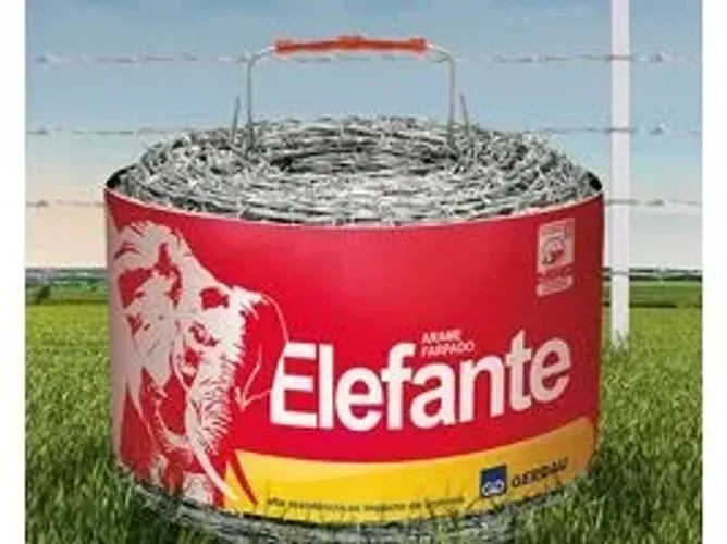 Arame farpado 2,20mm Elefante Gerdau com 400m