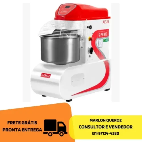 Amassadeira 25 KG Espiral Trifásica 220v