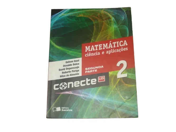 Livro De Matemática - Médio Conecte - 2ª Edição  - Editora Saraiva - Com Índice Usado